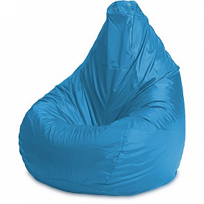 Кресло мешок пуф голубой