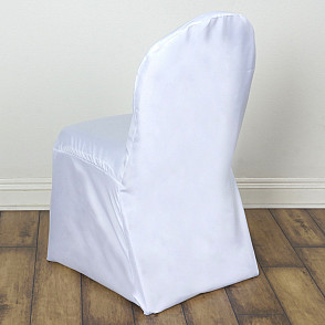 Чехол для стула белый
