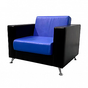 Кресло Cube сине-черное