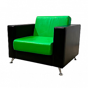 Кресло Cube зелено-черное