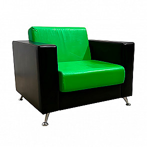 Кресло Cube зелено-черное