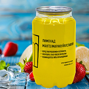 Лимонад «Манго, маракуйя, сливки»