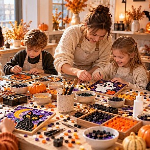 Мастер-класс «Мозайка на Хеллоуин»
