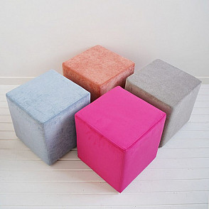 Пуфик Shape Pink Cube