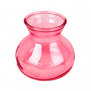 Розовая ваза 15см
