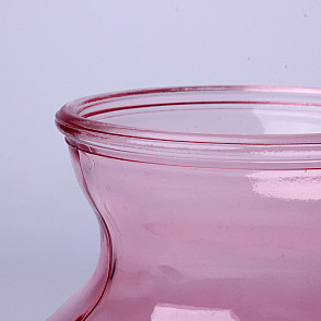 Розовая ваза 15см