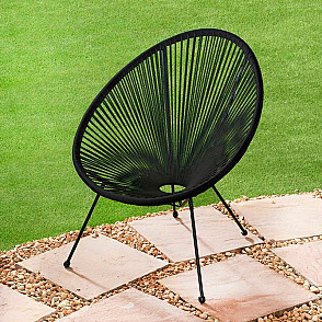 Садовый стул Acapulco Chair чёрный