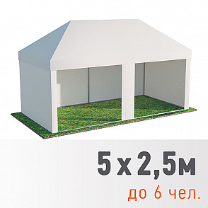 Тент палатка «Тематический» 5х2,5 м