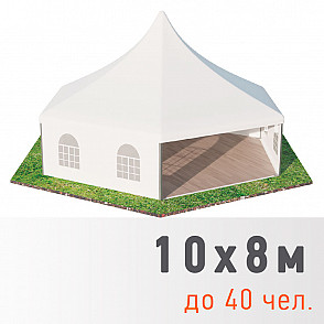 Шатёр шестигранник «Свадебный» 10х8 м