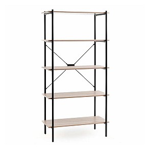 Стеллаж Loft c 5 полками бежевый