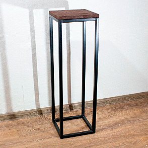 Коктейльный Стол High Cube Glass чёрный