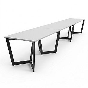 Стол переговорный 450x75 см белый