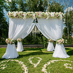 Свадебная арка шатром