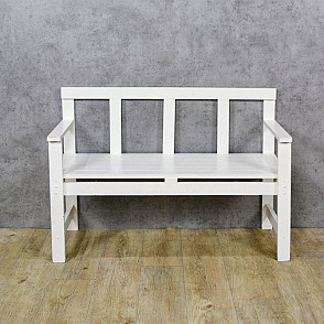 Деревянная скамейка White