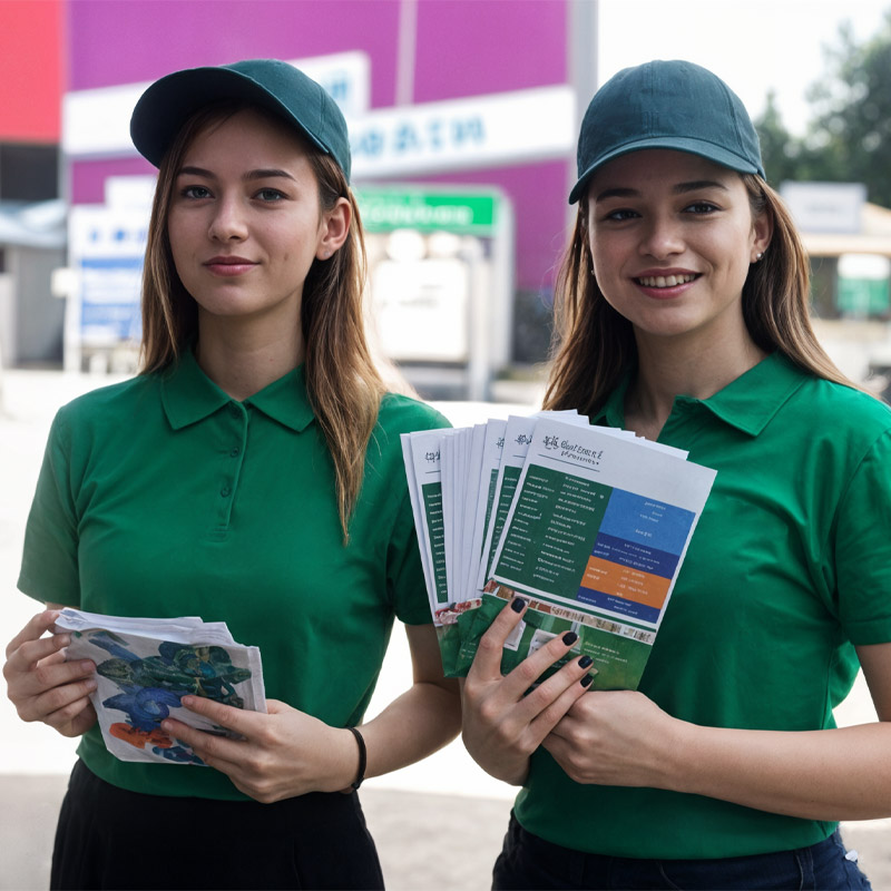 Промоутеры для раздачи листовок