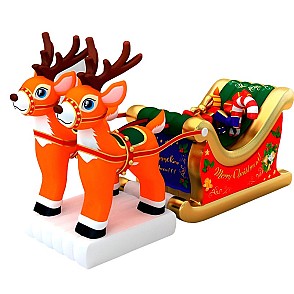 Фотозона Олени Деда Мороза