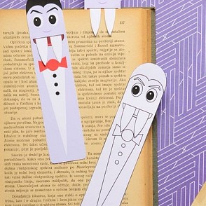 Мастер-класс «Закладки для книг на Хэллоуин»