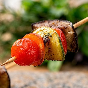 Овощные шашлычки