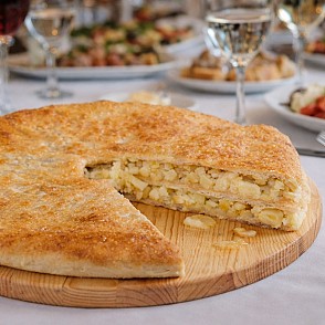 Пирог с картофелем и сыром