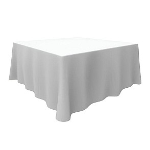Скатерть квадратная 150х150см белая