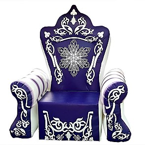 Трон синий новогодний