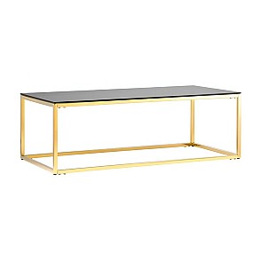 Журнальный стол Cube Long с прозрачной столешницей